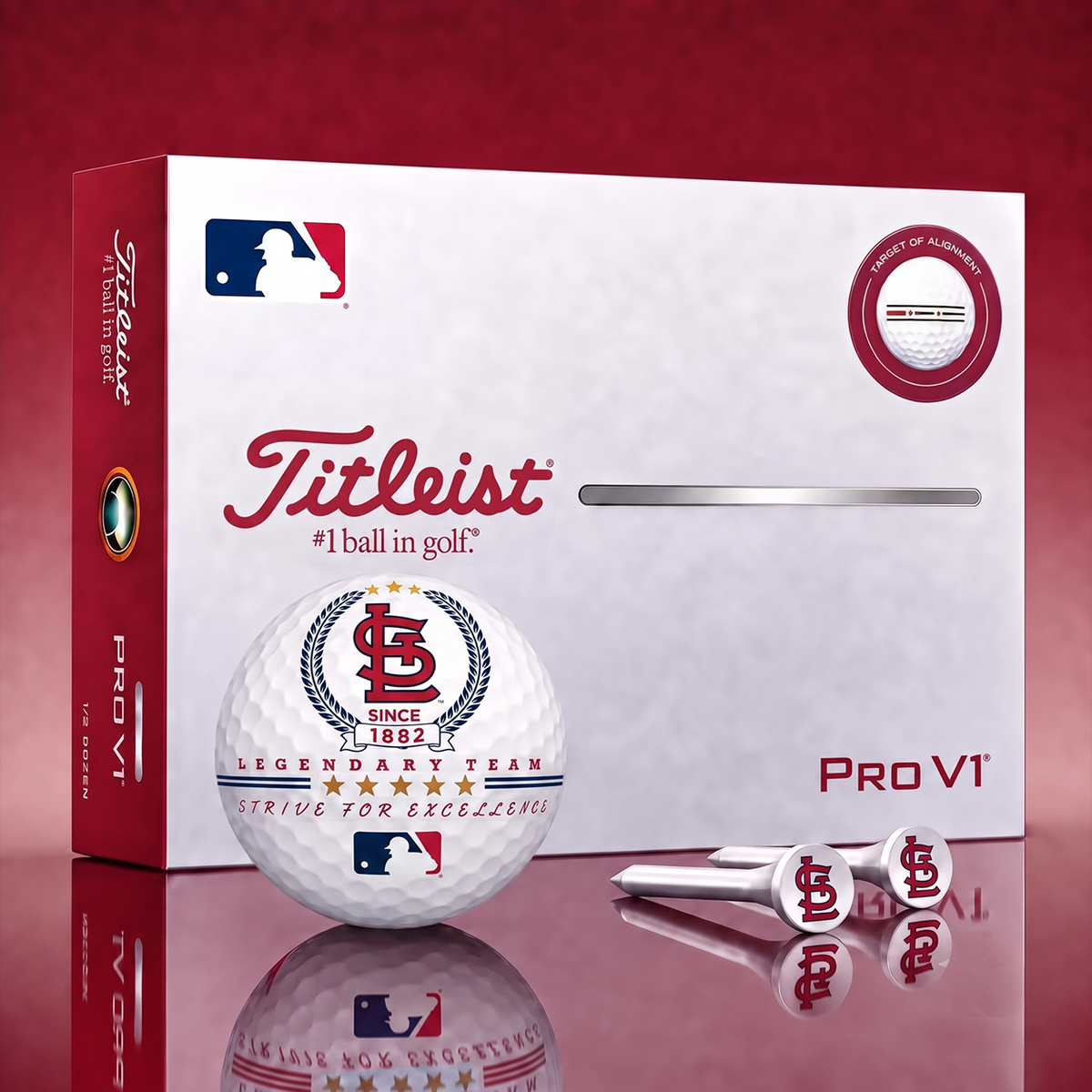 Exclusive MLB x STL Legendary Team V2 Golf Ball