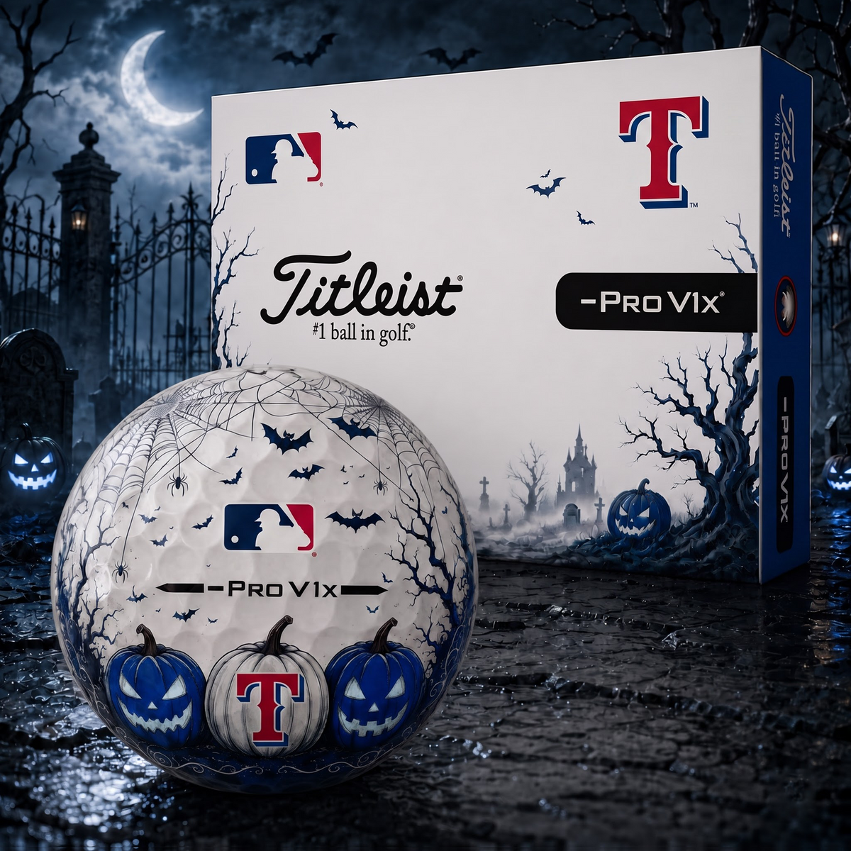 Exclusive MLB x TEX Halloween V2 Golf Ball