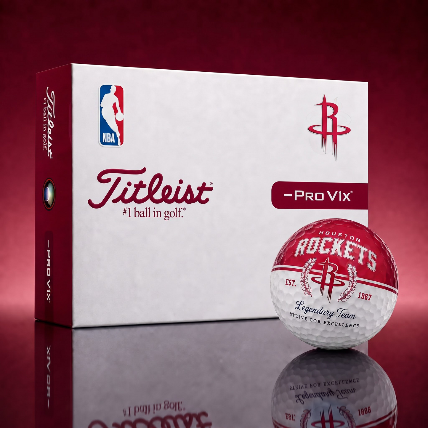 Exclusive NBA x HOU Legendary Team Golf Ball