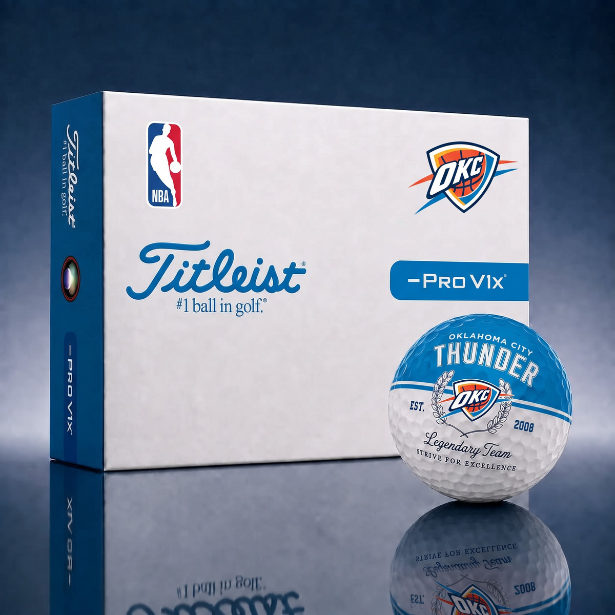 Exclusive NBA x OKC Legendary Team Golf Ball