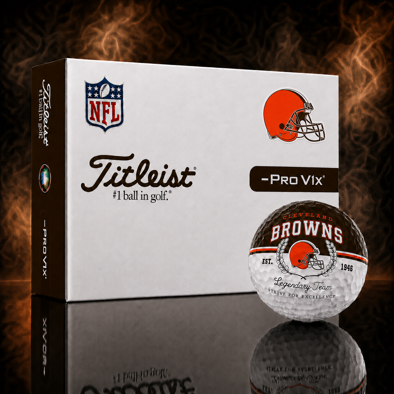 Exclusive NFL x CLE Legendary Team Golf Ball