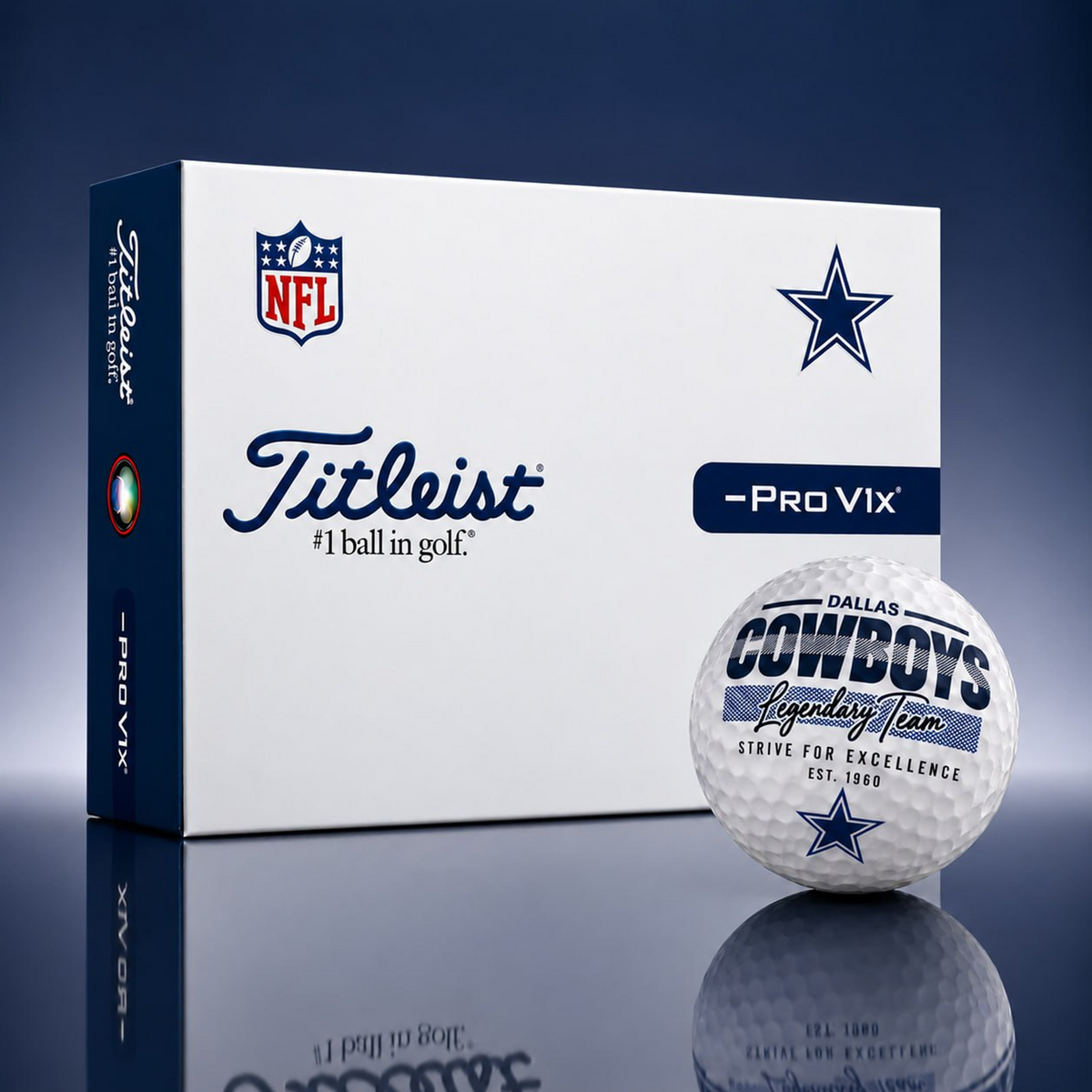 Exclusive NFL x DAL Legendary Team V3 Golf Ball