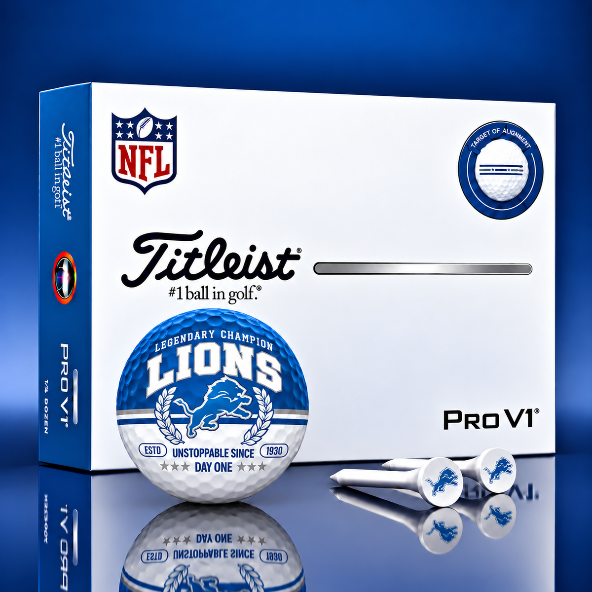 Exclusive NFL x DET Legendary Champion Golf Ball
