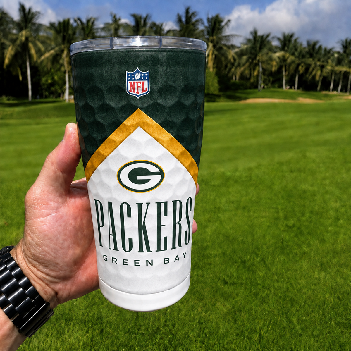 Exclusive NFL x GB Golf Tumbler