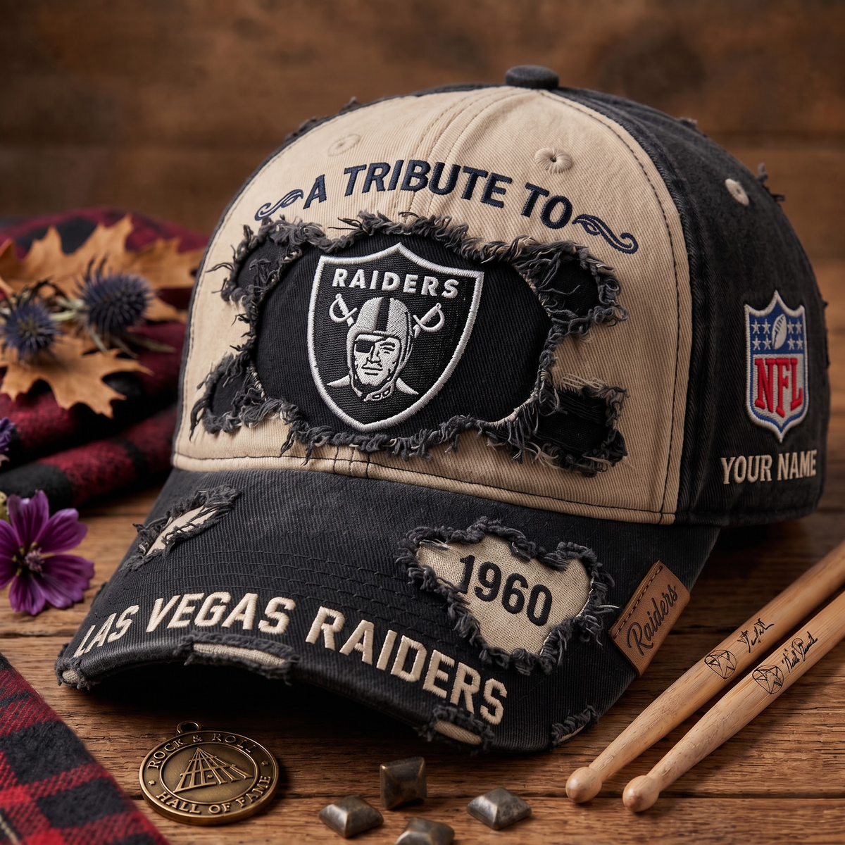 Exclusive NFL x LV Personalized Name Cap
