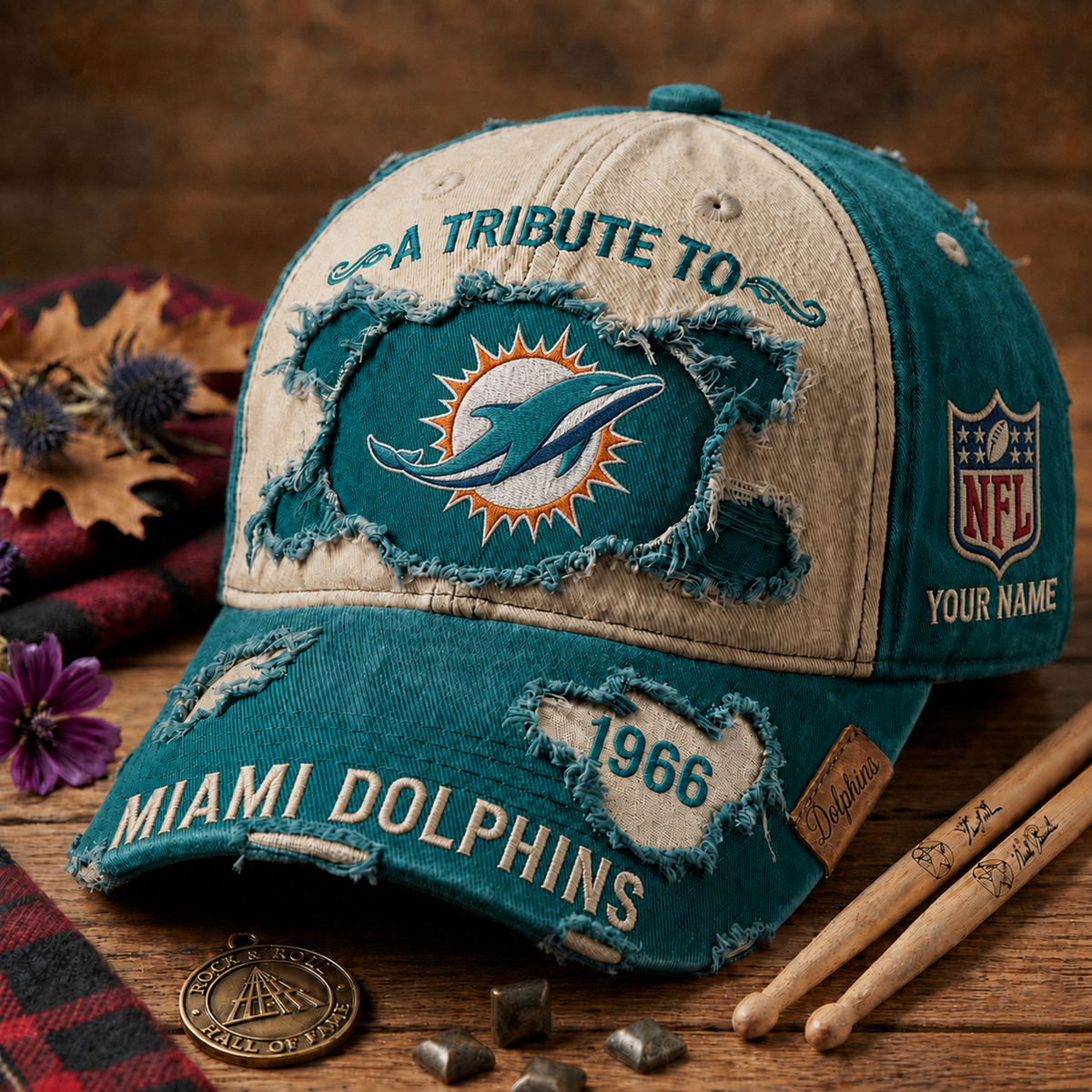 Exclusive NFL x MIA Personalized Name Cap