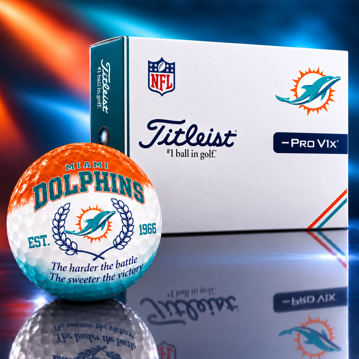 Exclusive NFL x MIA Sweater Victory Golf Ball