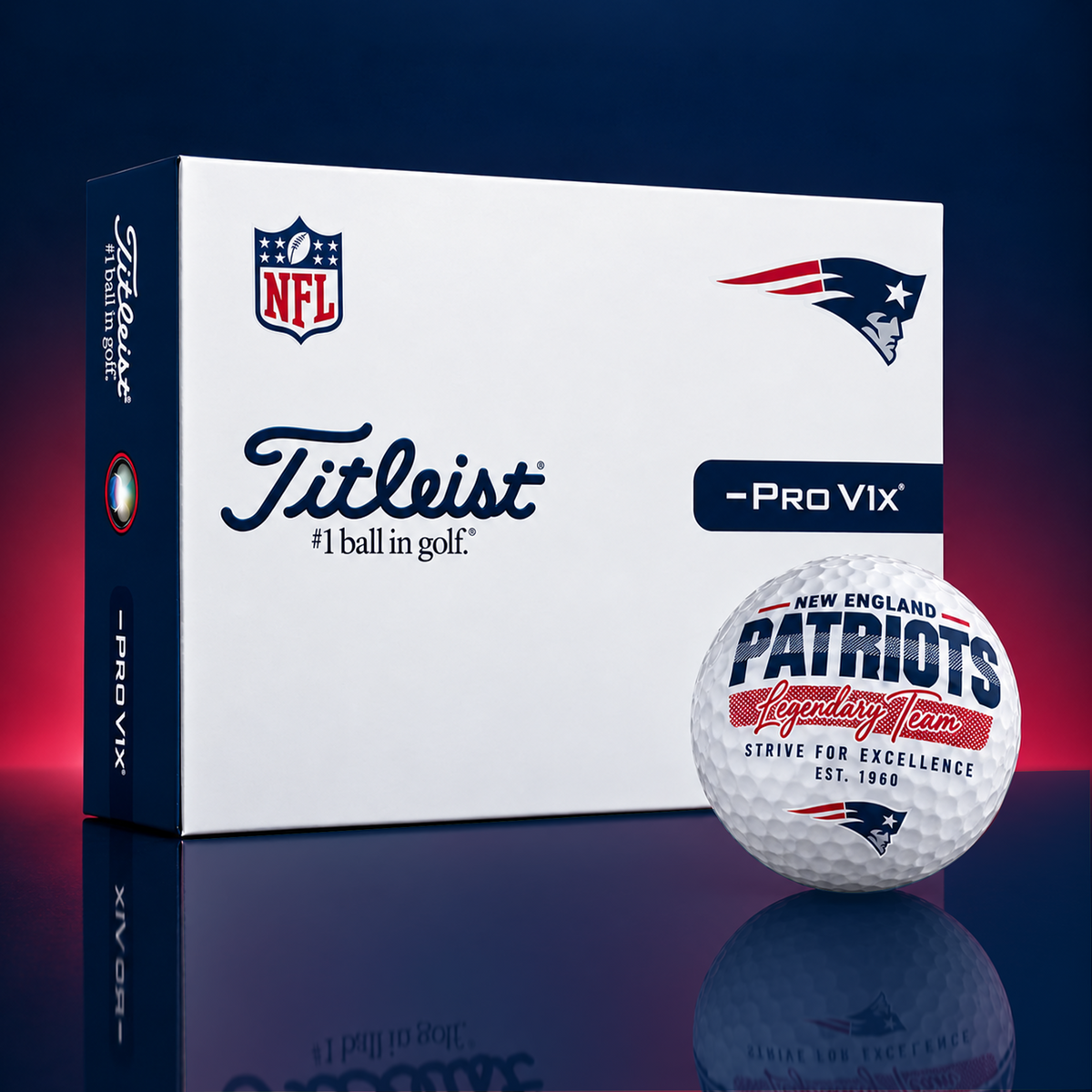Exclusive NFL x NE Legendary Team V3 Golf Ball