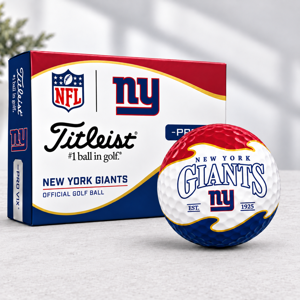 Exclusive NFL x NYG Golden Line Golf Ball