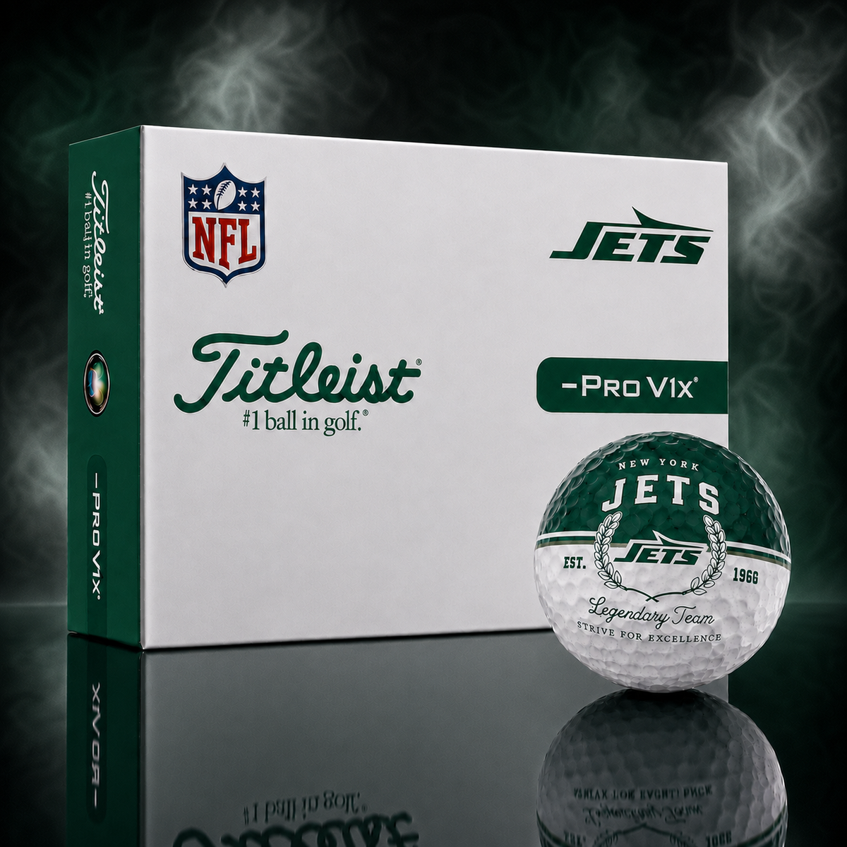 Exclusive NFL x NYJ Legendary Team Golf Ball