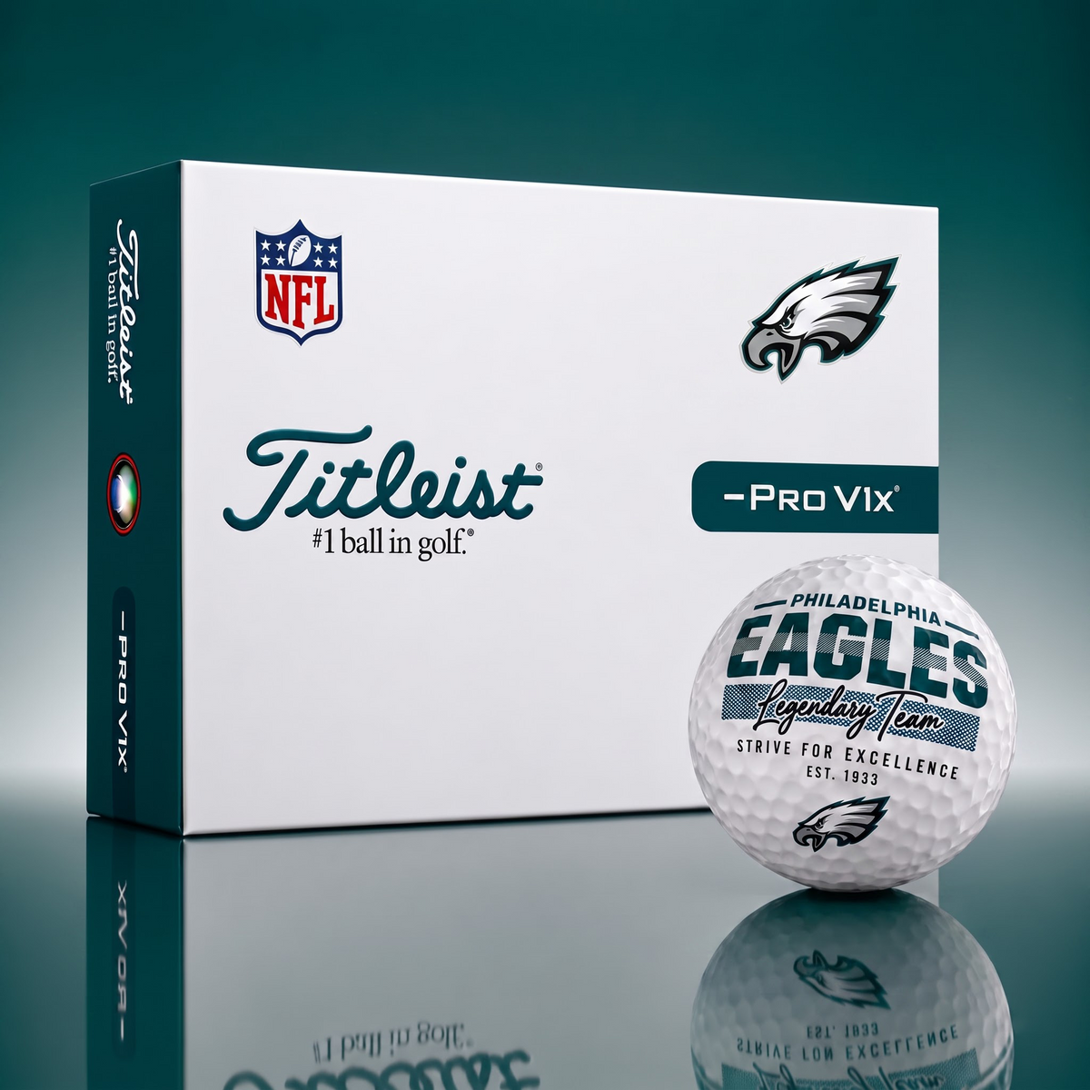 Exclusive NFL x PHI Legendary Team V3 Golf Ball