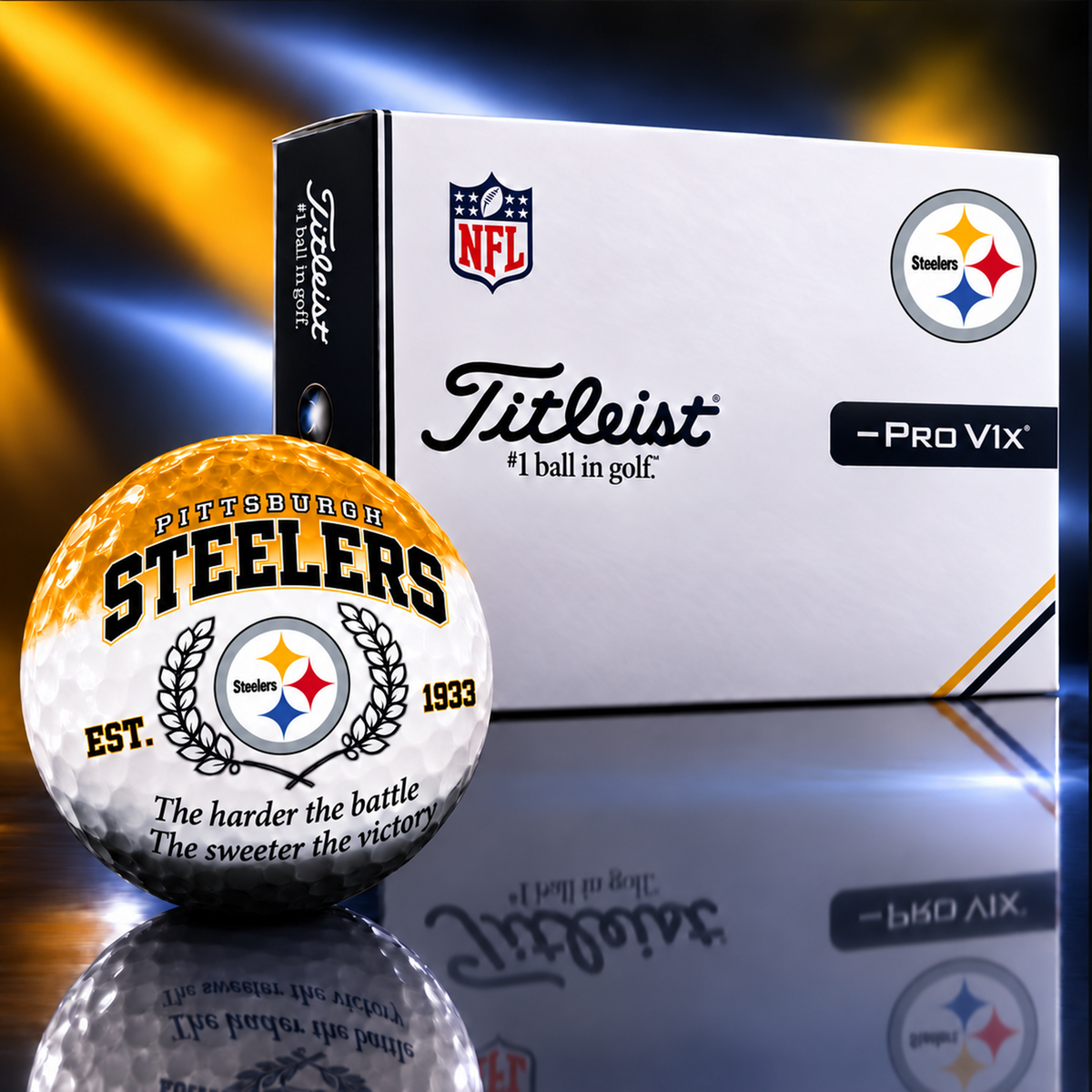 Exclusive NFL x PIT Sweater Victory Golf Ball