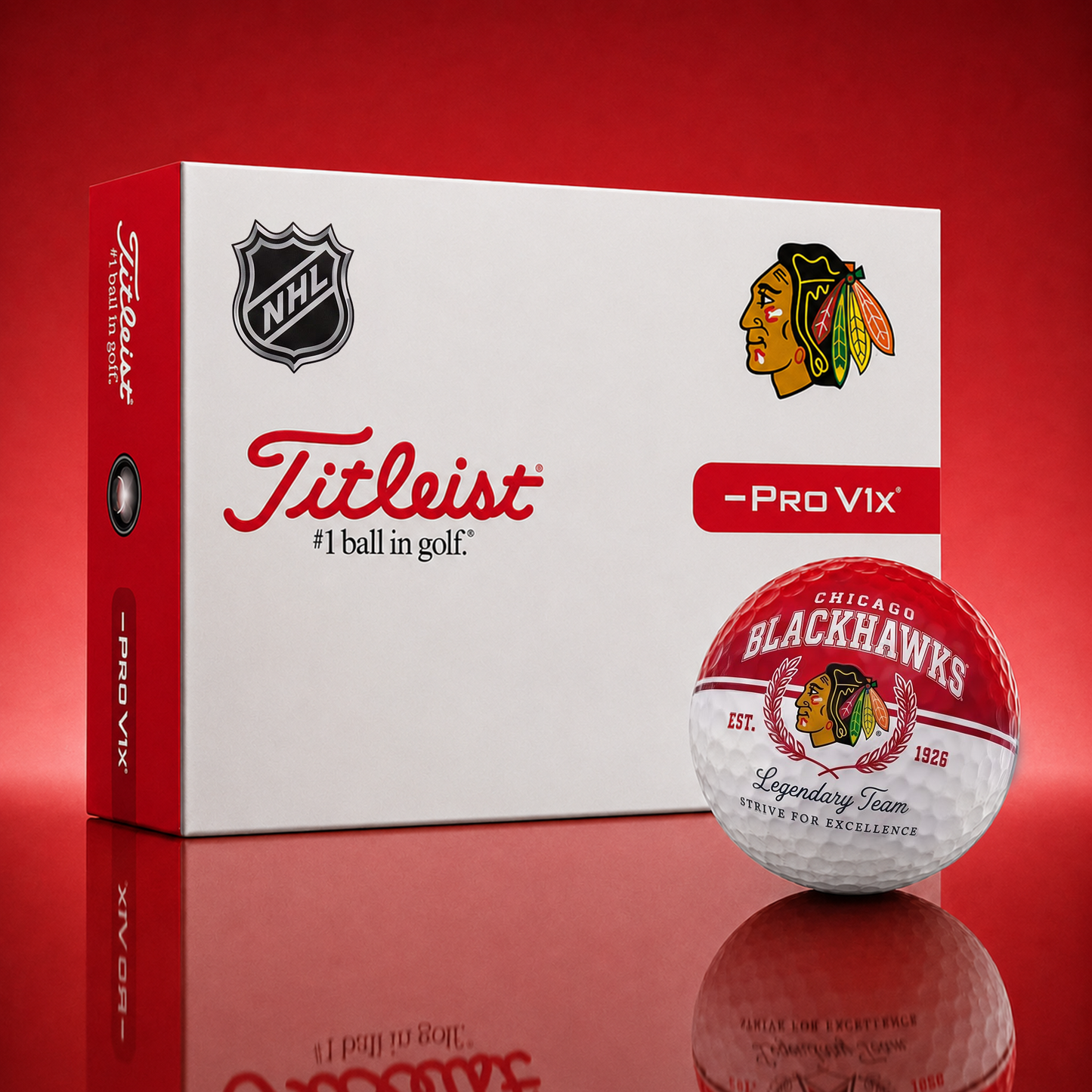 Exclusive NHL X CHI Legendary Team Golf Ball