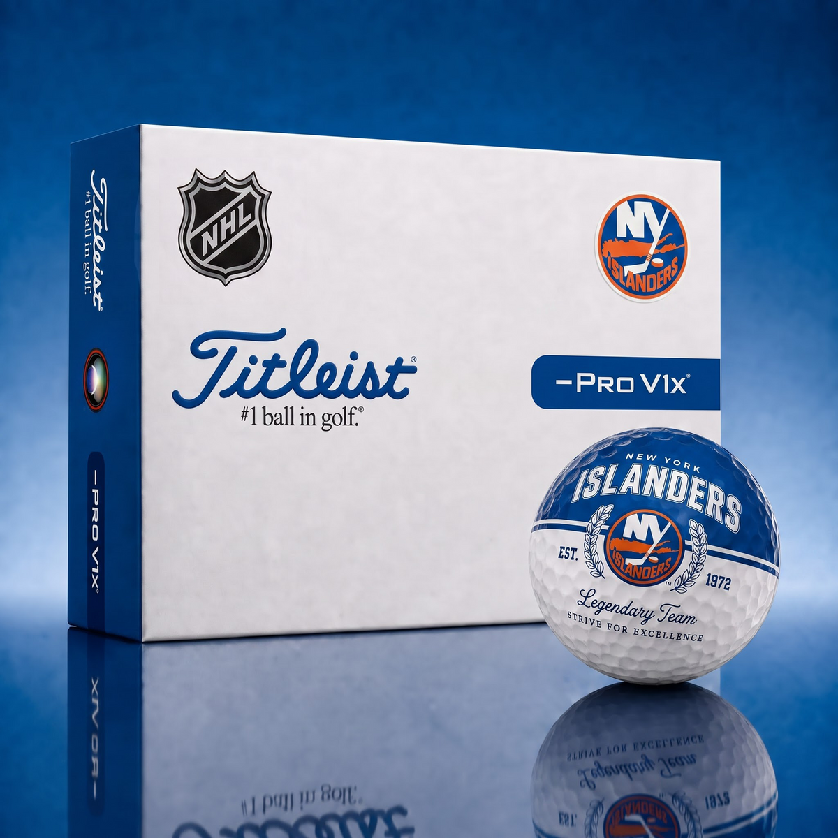 Exclusive NHL X NYI Legendary Team Golf Ball