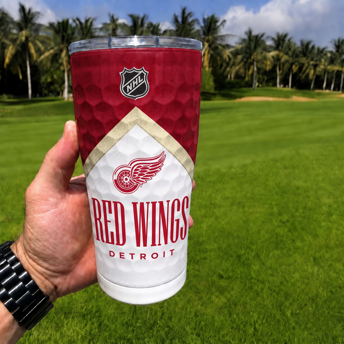 Exclusive NHL x DET Golf Tumbler