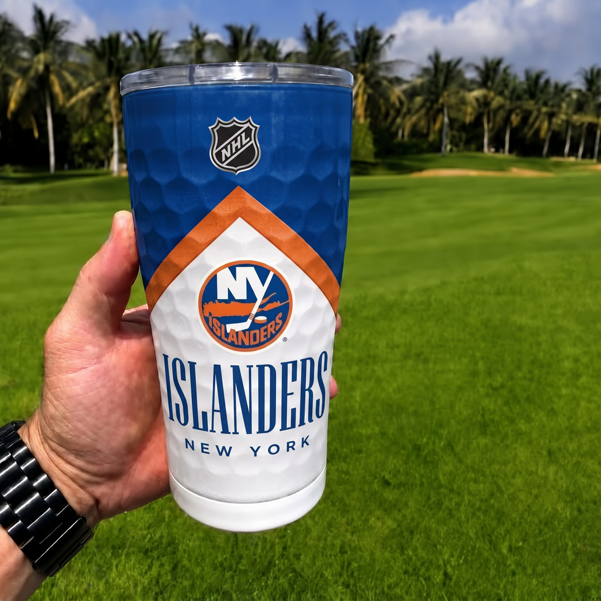 Exclusive NHL x NYI Golf Tumbler