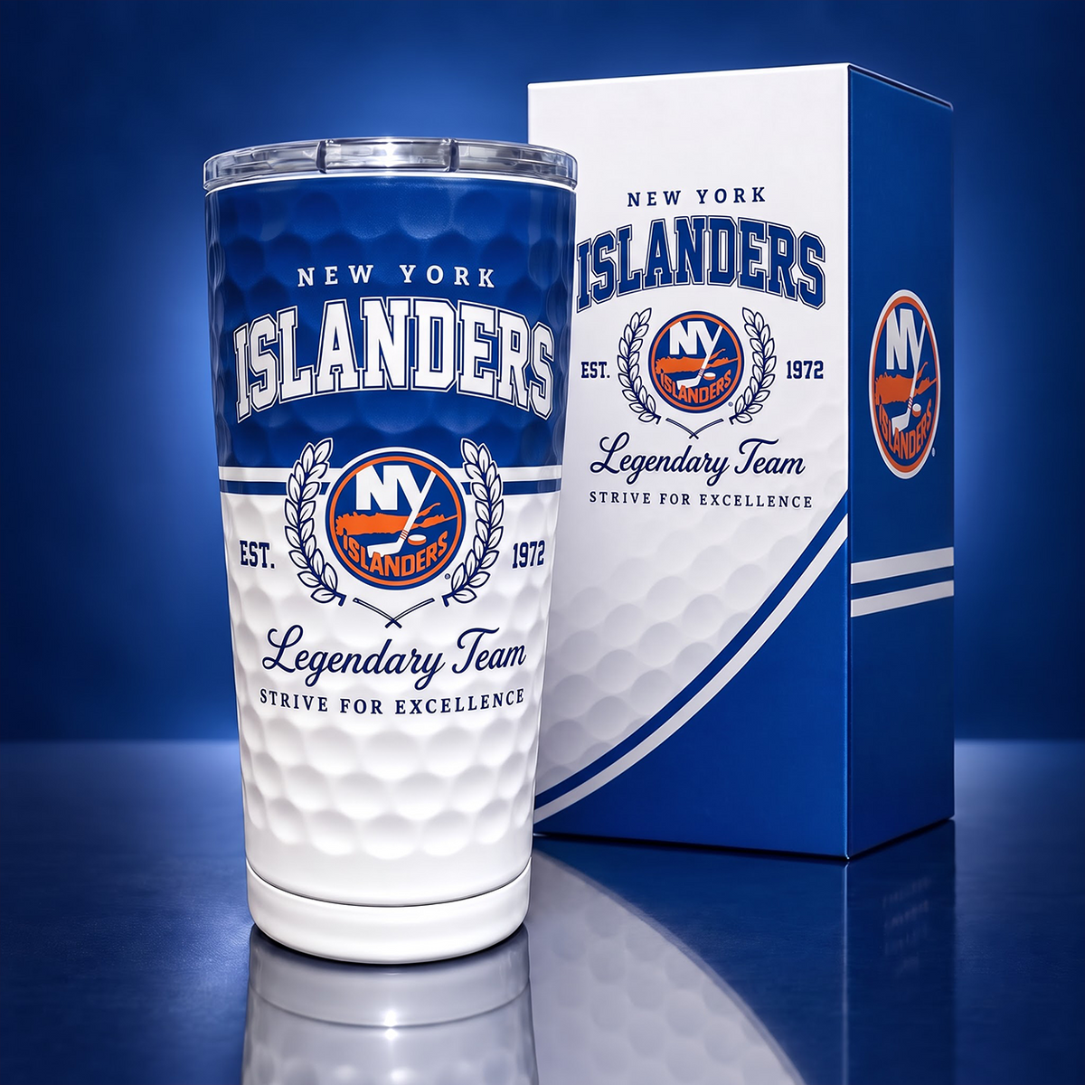 Exclusive NHL x NYI Legendary Team Golf Tumbler