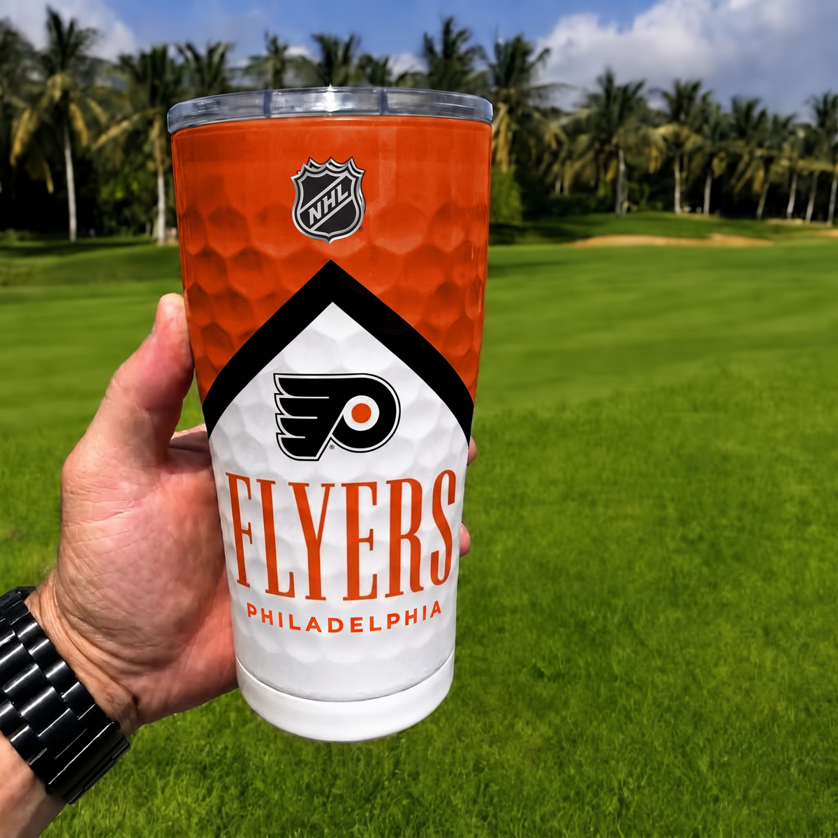Exclusive NHL x PHI Golf Tumbler