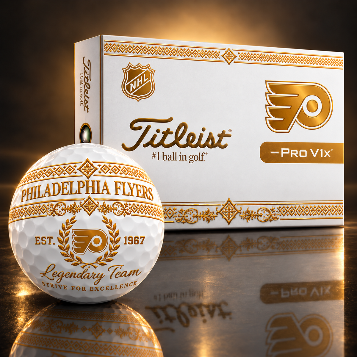 Exclusive NHL x PHI Legendary Team V8 Golf Ball