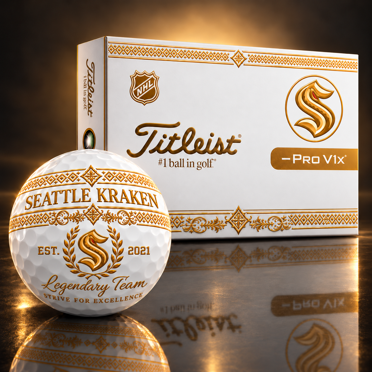 Exclusive NHL x SEA Legendary Team V8 Golf Ball