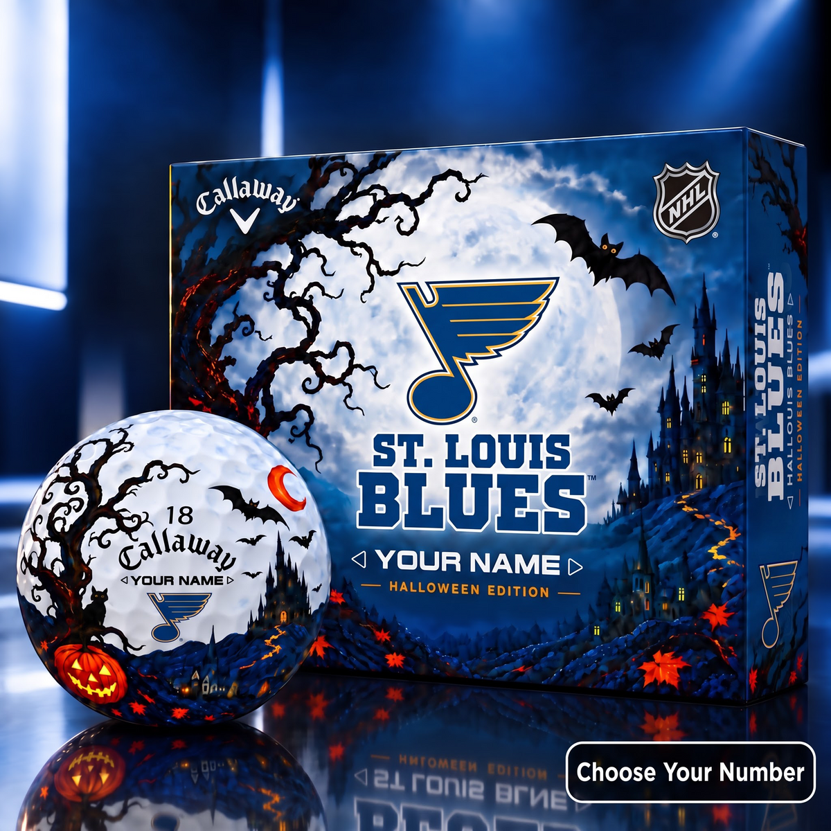 Exclusive NHL x STL HLW V4 Golf Ball
