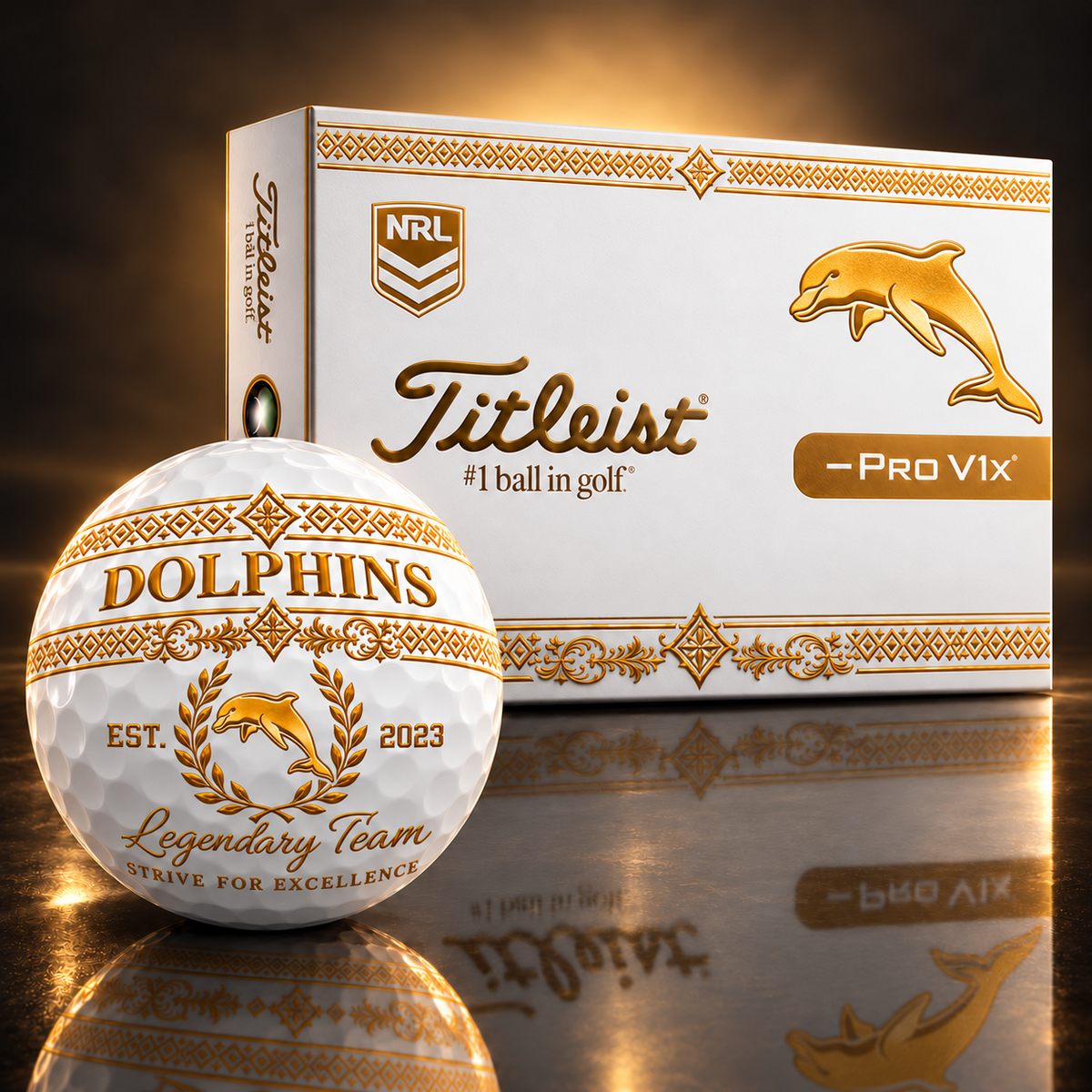 Exclusive NRL x DOL Legendary Team V8 Golf Ball