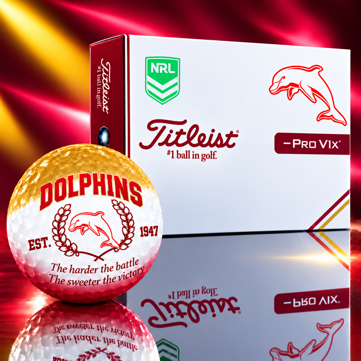 Exclusive NRL x DOL Sweeter Victory Golf Ball