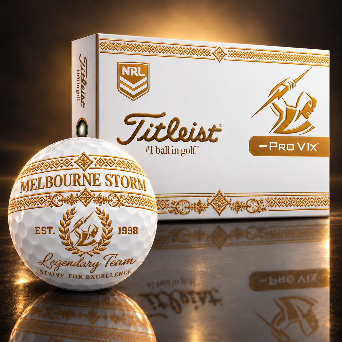 Exclusive NRL x MS Legendary Team V8 Golf Ball