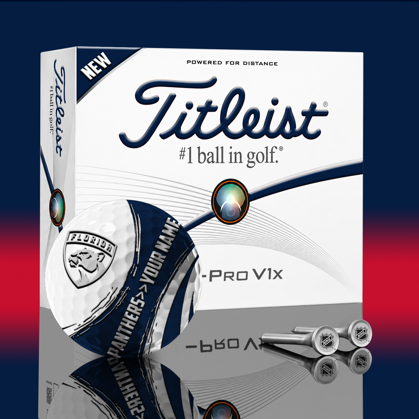 FLA x NHL PERSONALIZED GOLF BALL LIMITED EDITION
