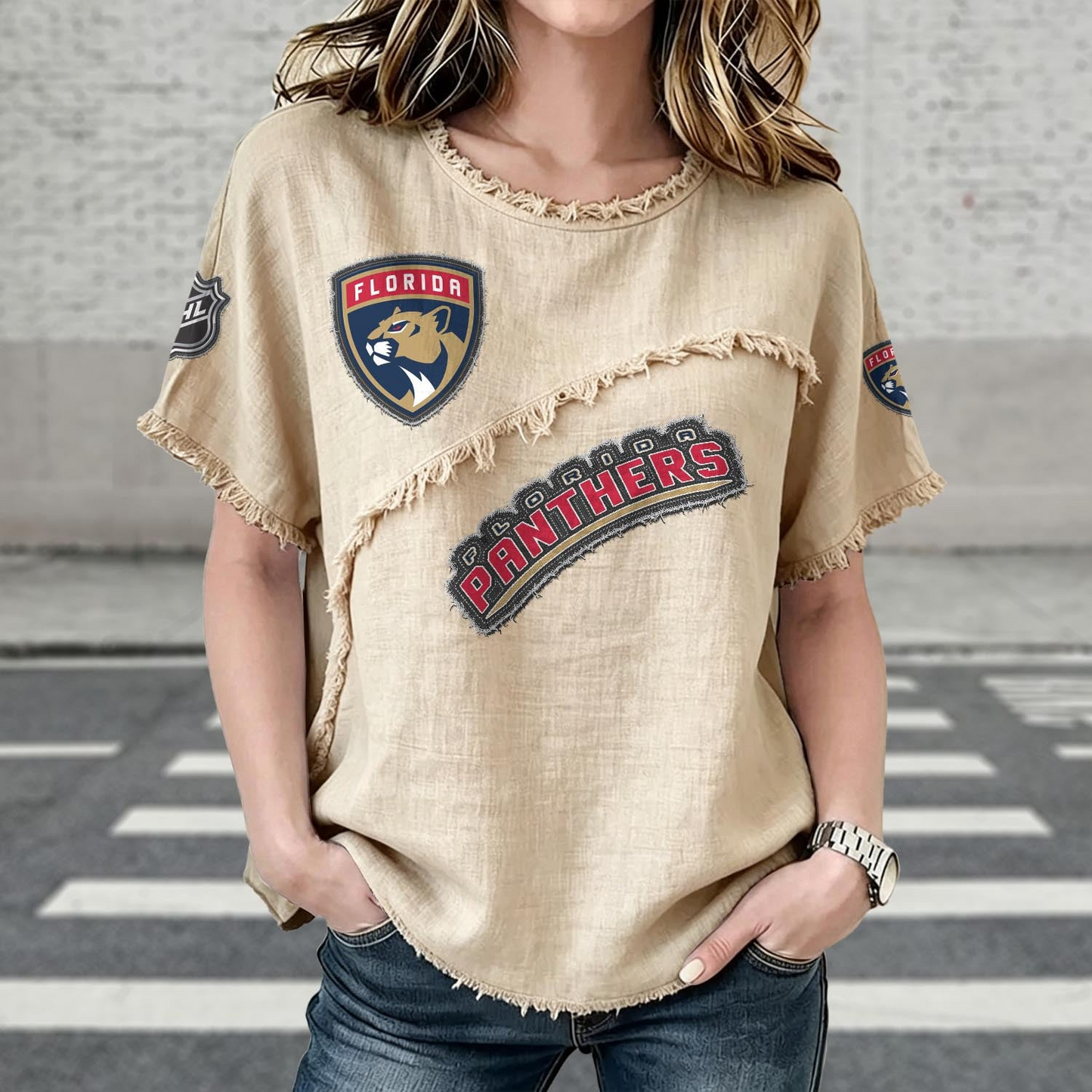 FLA x NHL Women’???s Vintage O-Neck 2905 DatND DVT