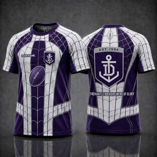 FRE AFL x Spider Personalized T-Shirt – Premium Limited Edition Gift for Football Fans
