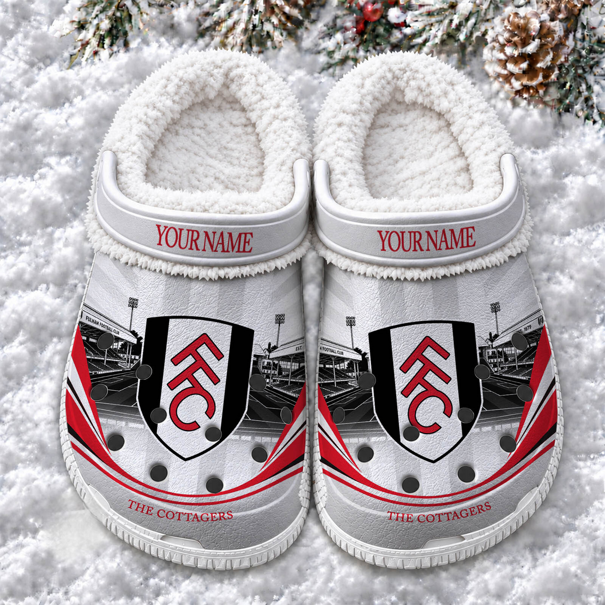 FUL x EPL Fleece Crocs