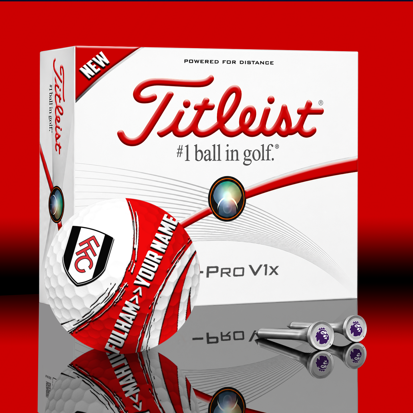 FUL x EPL PERSONALIZED GOLF BALL LIMITED EDITION