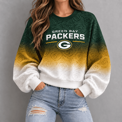 GB x NFL Embossed Rose Ombre Sweatshirt