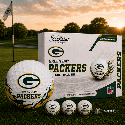 GB x NFL Inspired Golf Ball Set – 3 Premium Golf Balls