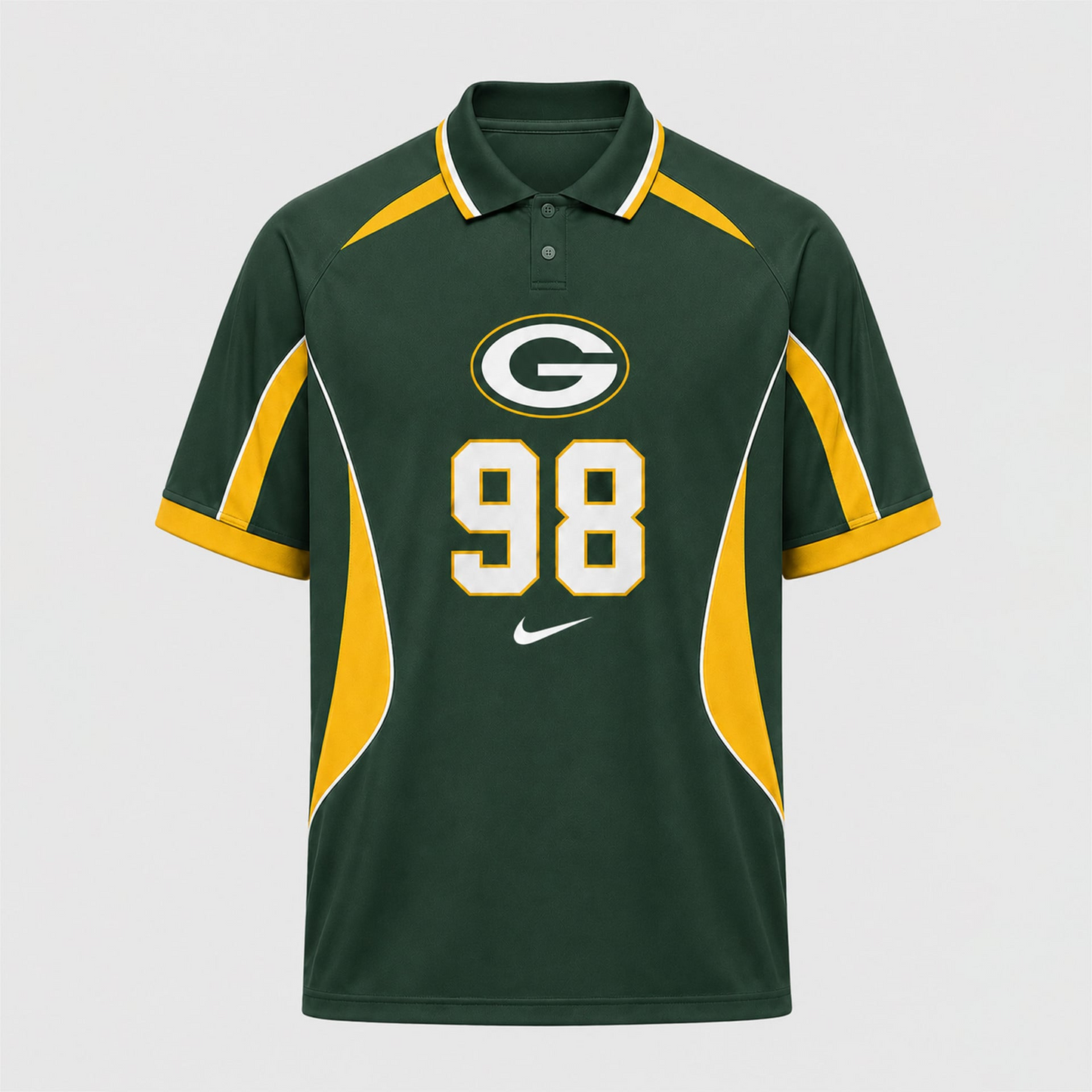 GBP Premium NFL Custom Number Sports Style Polo Shirt