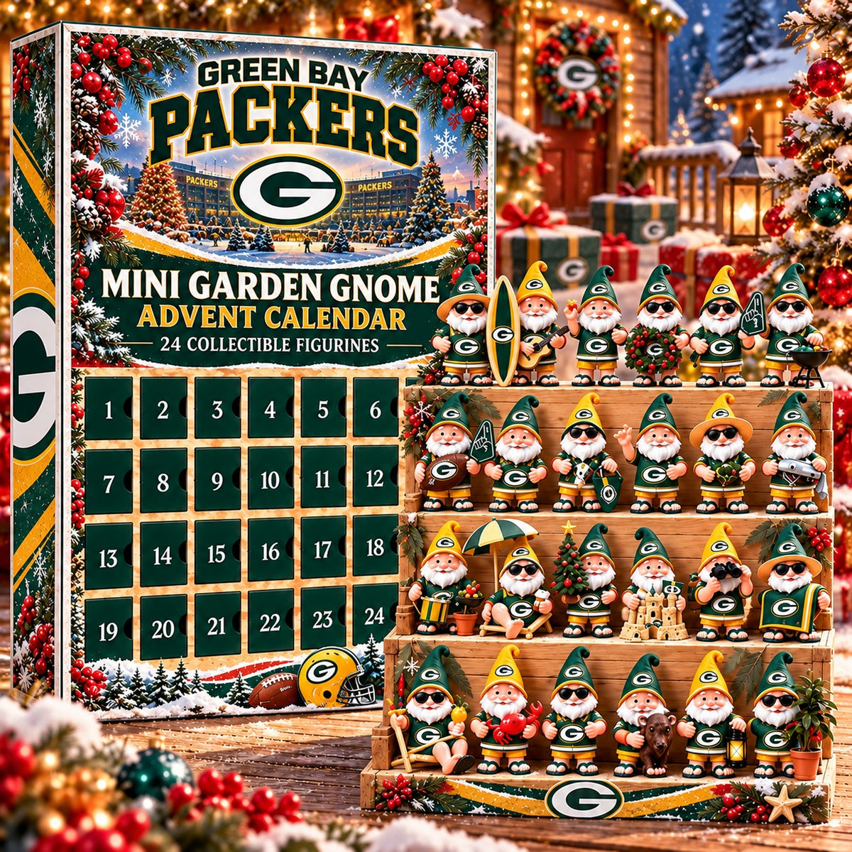 GBP x NFL Mini Garden Gnome Advent Calendar