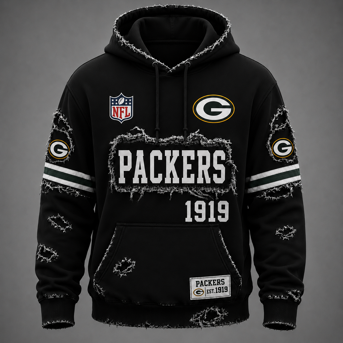 GB x NFL LUXURY V-Neck T-Shirt 3005 DatND DVT