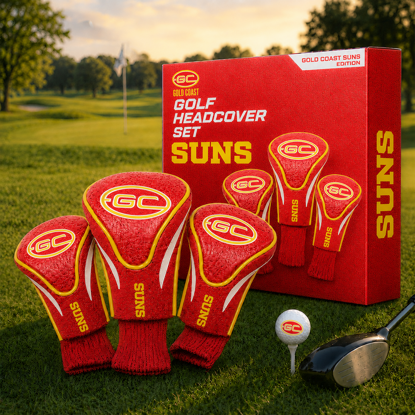 GC Team Golf AFL 3-Pack Contour Sock Headcovers