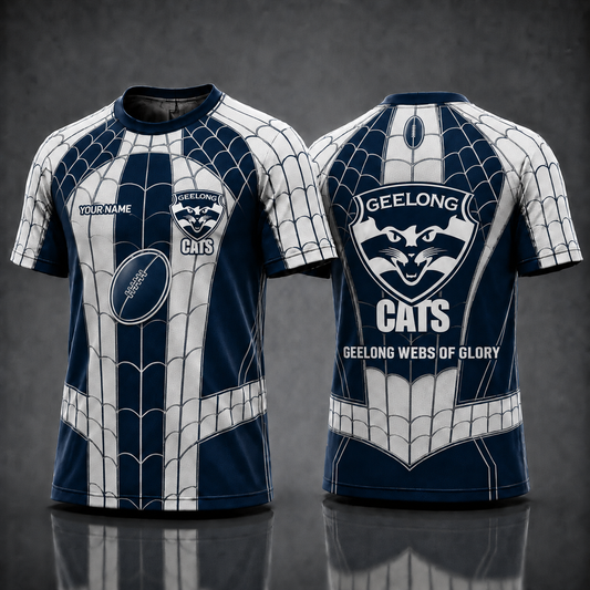 GEE AFL x Spider Personalized T-Shirt – Premium Limited Edition Gift for Football Fans