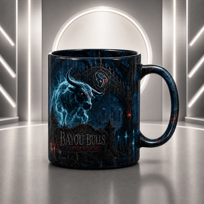 HT Halloween Football Mug – The Frozen Cornfield Spooky Fan Gift DDT