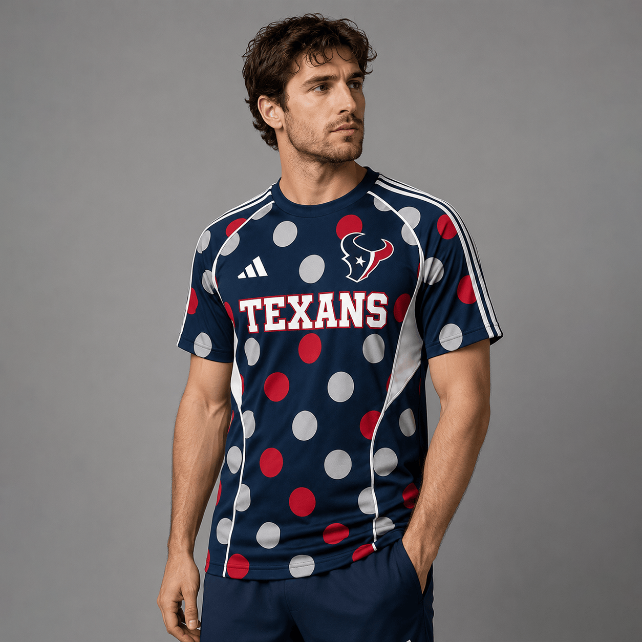 HT Premium NFL Game Day Polka Dot Sports Jersey Shirt