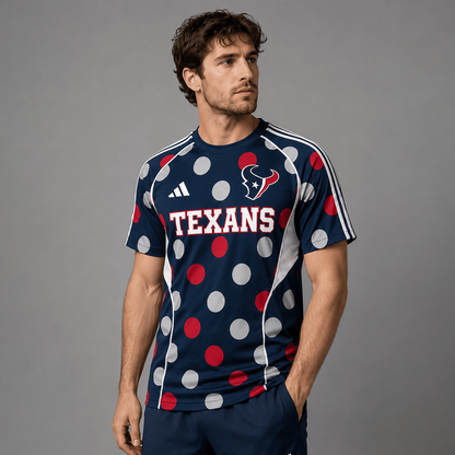HT Premium NFL Game Day Polka Dot Sports Jersey Shirt