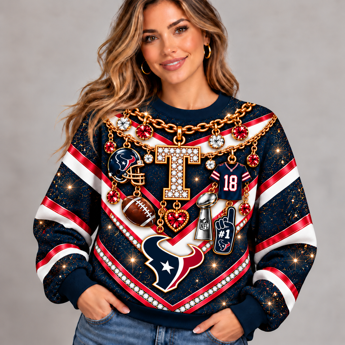 HT x NFL Luxury Bling Sweatshirt
