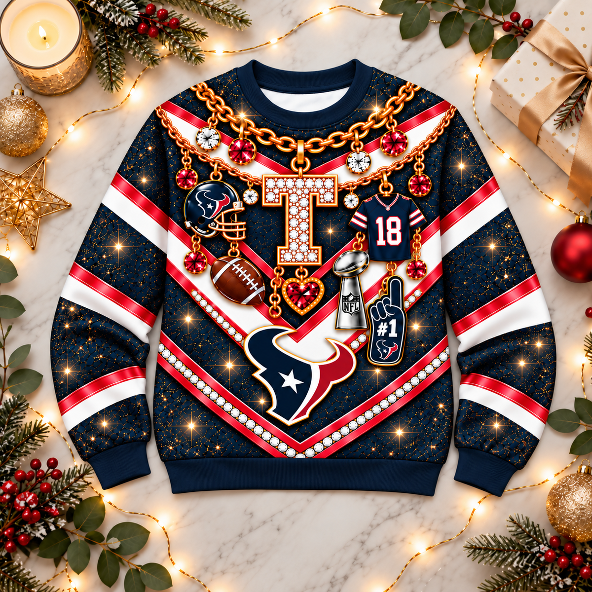 HT x NFL Luxury Bling Sweatshirt
