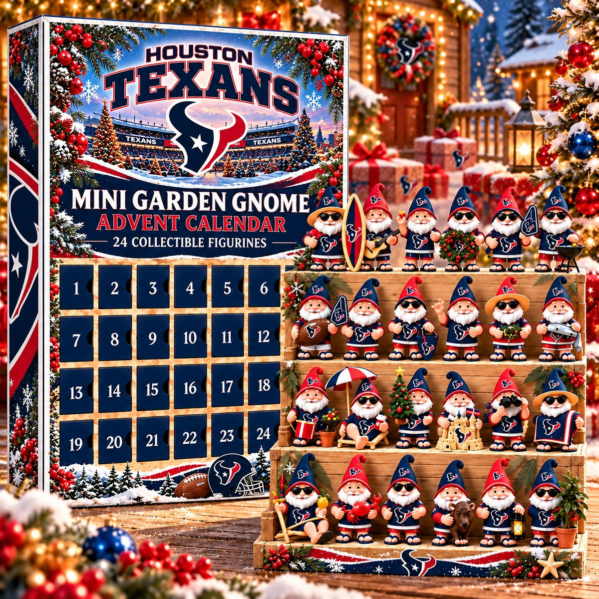 HT x NFL Mini Garden Gnome Advent Calendar