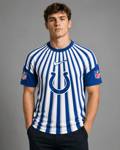 IC Premium NFL Men’s Athletic Vertical Stripe T-Shirt