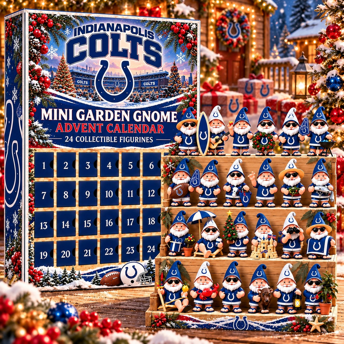 IC x NFL Mini Garden Gnome Advent Calendar
