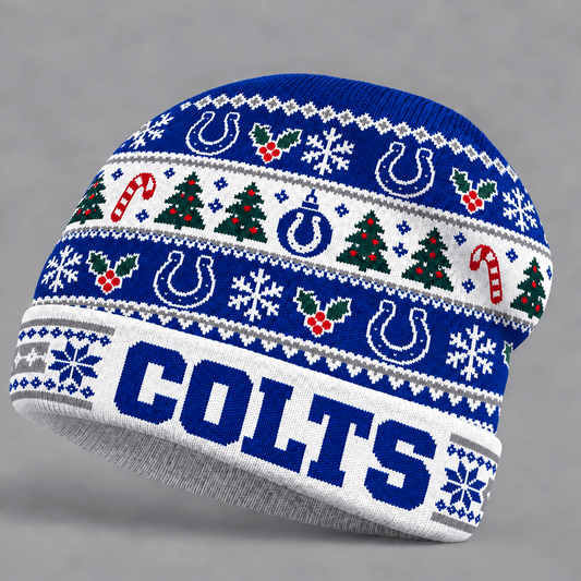 IND x NFL Christmas Game Day Beanie Hat