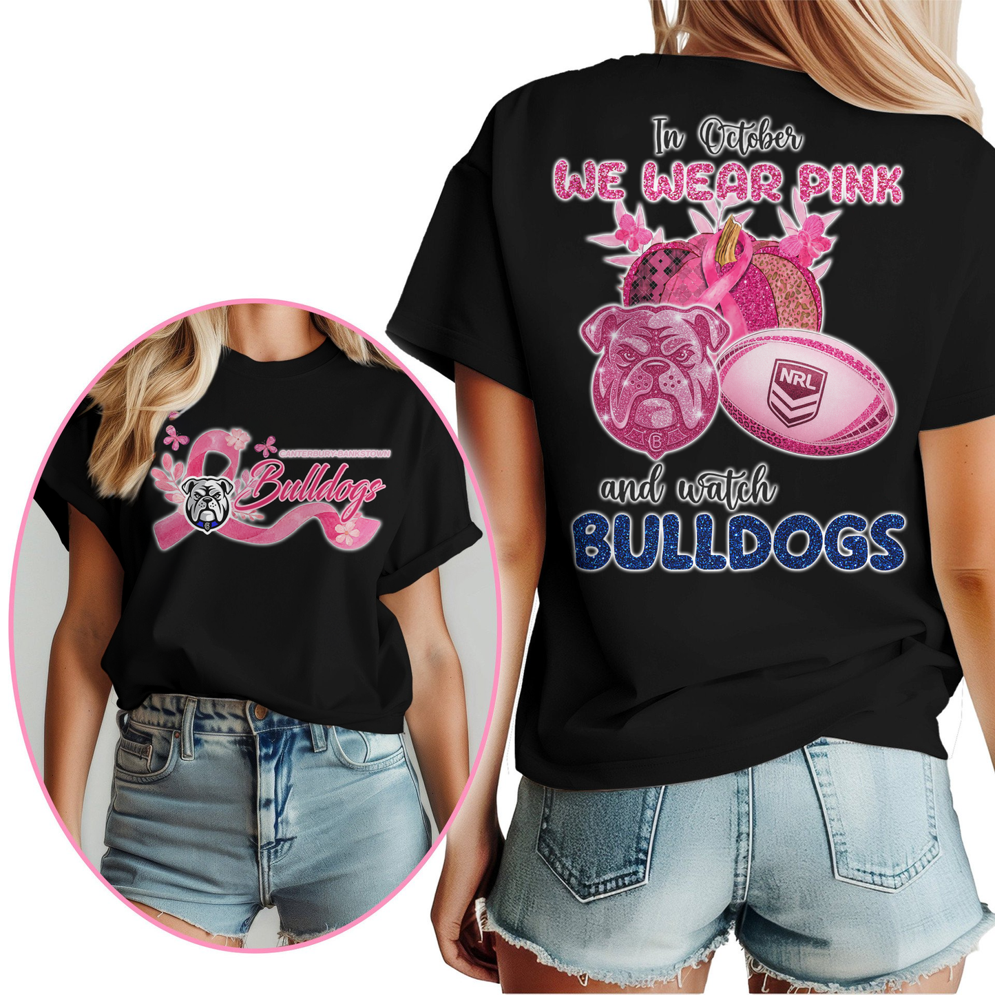 In October We Wear Pink And Watch CBB Shirt